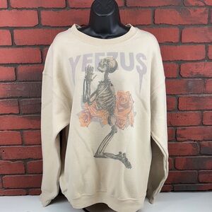 GIlden Heavy Blend Womans Large Yeezus Sweatshirt - Warn, Vintage